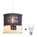 LED chandelier on a string 1xE27/10W/230V