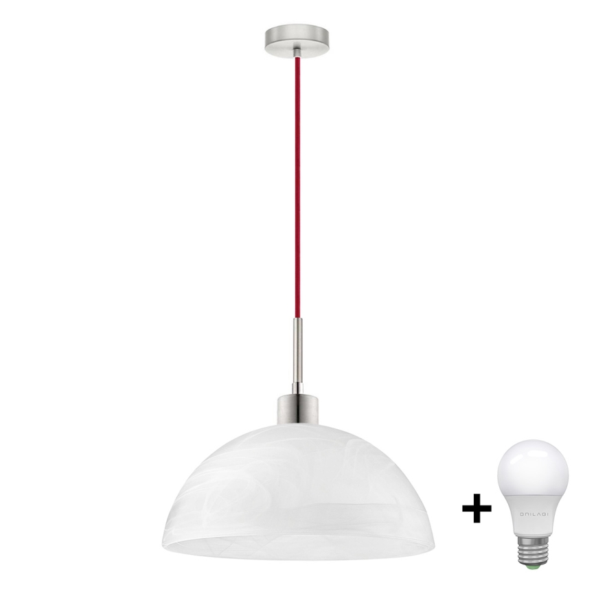 LED Chandelier on a string 1xE27/60W/230V white