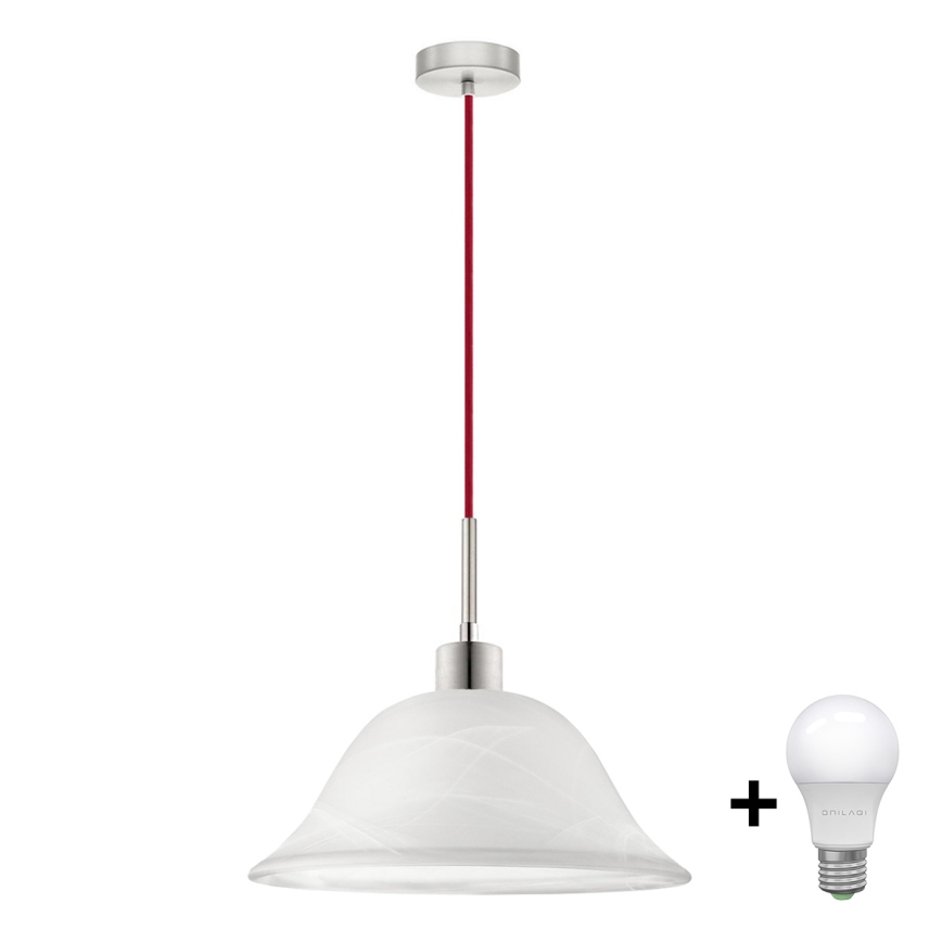 LED Chandelier on a string 1xE27/60W/230V white