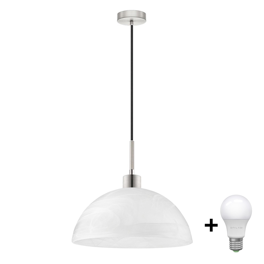 LED Chandelier on a string 1xE27/60W/230V white