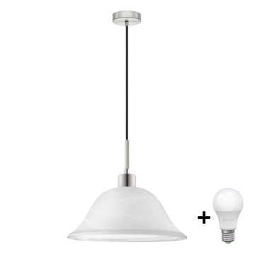 LED Chandelier on a string 1xE27/60W/230V white