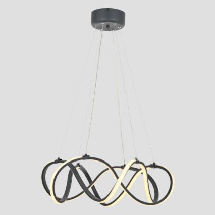 LED Chandelier on a string 2xLED/27W/230V 3000/4000/6000K black