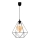 LED Chandelier on a string ALAMBRE 1xE27/4W/230V black