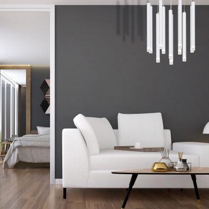 LED Chandelier on a string ALBA 12xLED/1W/230V white