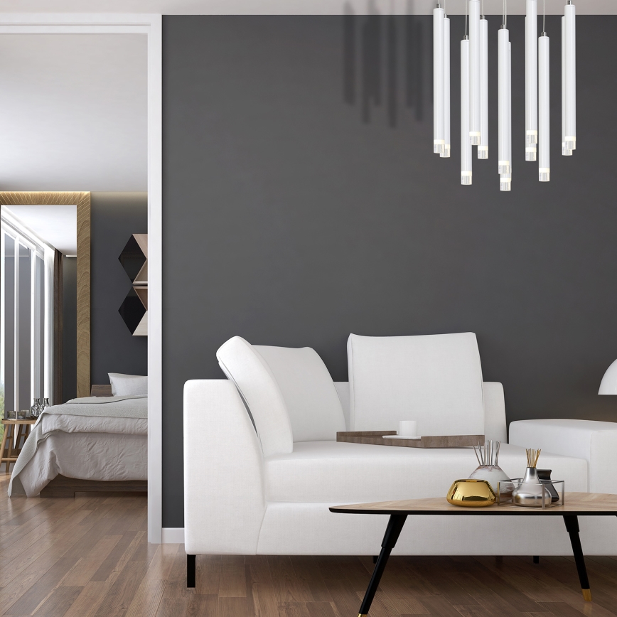 LED Chandelier on a string ALBA 12xLED/1W/230V white