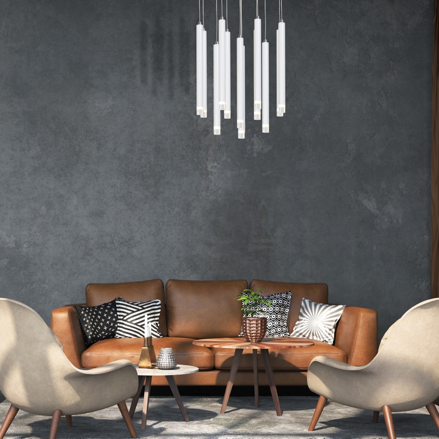 LED Chandelier on a string ALBA 12xLED/1W/230V white