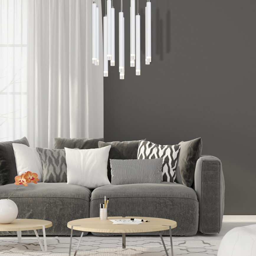 LED Chandelier on a string ALBA 12xLED/1W/230V white