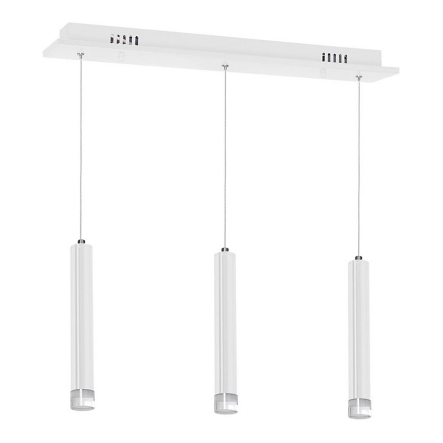 LED Chandelier on a string ALBA 3xLED/15W/230V white