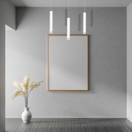 LED Chandelier on a string ALBA 3xLED/15W/230V white