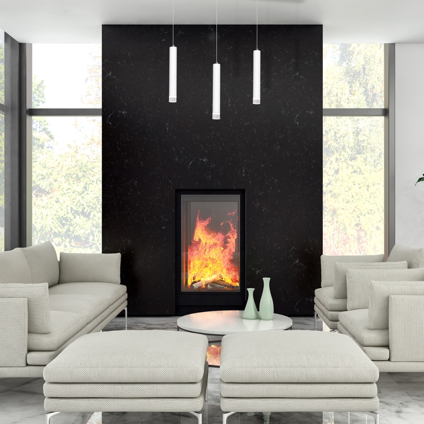 LED Chandelier on a string ALBA 3xLED/15W/230V white