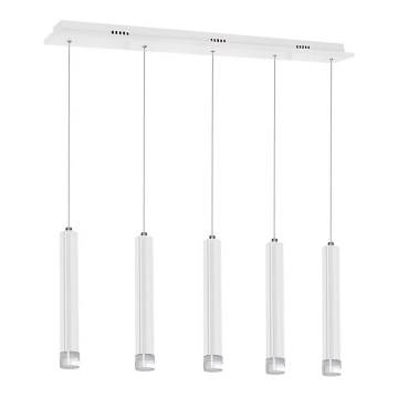 LED Chandelier on a string ALBA 5xLED/25W/230V white