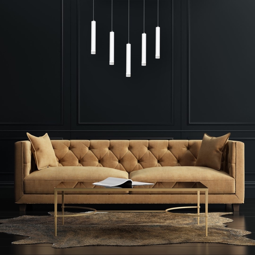 LED Chandelier on a string ALBA 5xLED/25W/230V white