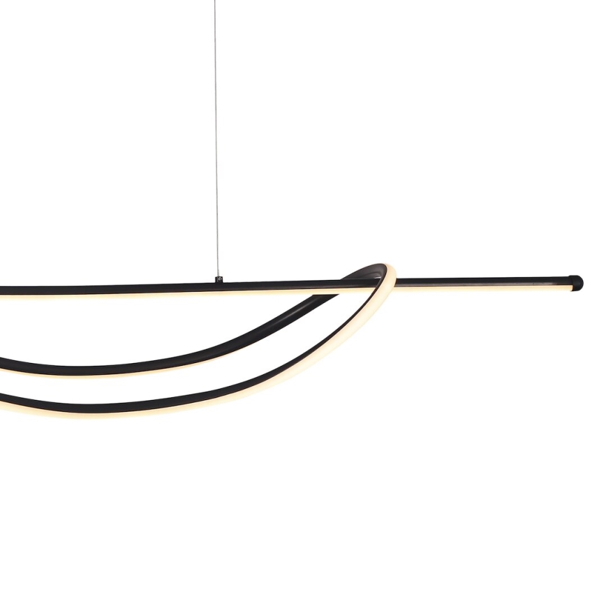 LED Chandelier on a string AMBAR LED/35W/230V black