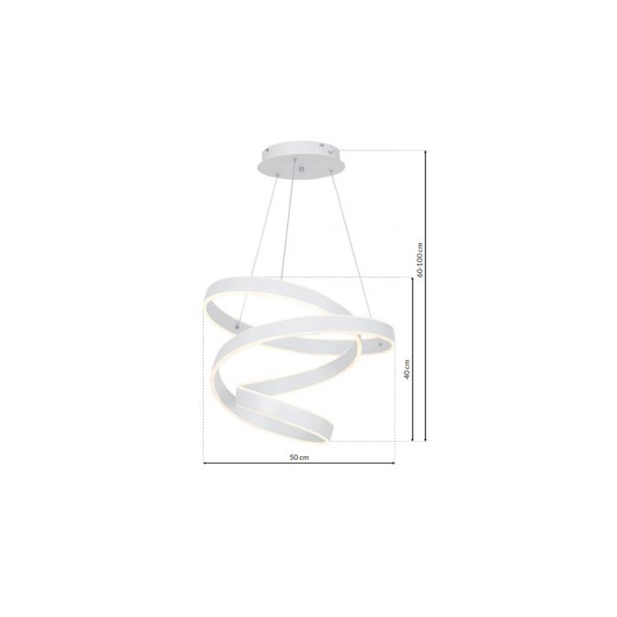 LED chandelier on a string ANDROMEDA LED/45W/230V