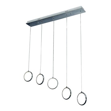 LED chandelier on a string ANELLO 5xLED/7W/230V