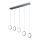 LED chandelier on a string ANELLO 5xLED/7W/230V