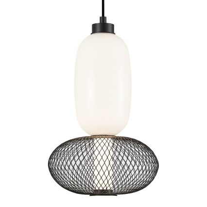 LED Chandelier on a string ARAME LED/15W/230V d. 22 cm black