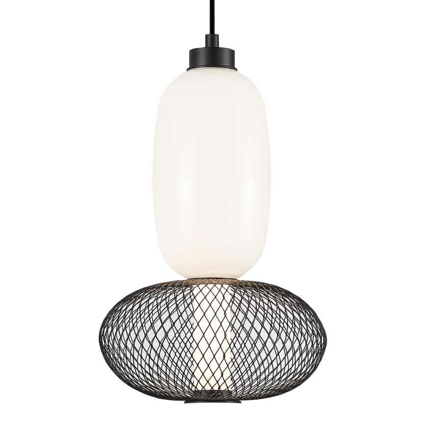 LED Chandelier on a string ARAME LED/15W/230V d. 22 cm black