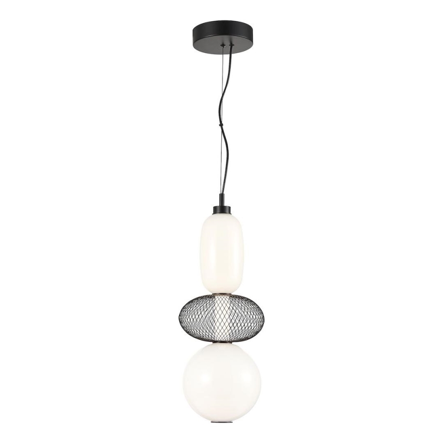 LED Chandelier on a string ARAME LED/23W/230V d. 22 cm black