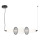 LED Chandelier on a string ARAME LED/32W/230V black