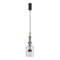 LED Chandelier on a string ARTE LED/12W/230V d. 13 cm black