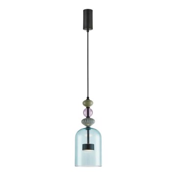 LED Chandelier on a string ARTE LED/12W/230V d. 16 cm black