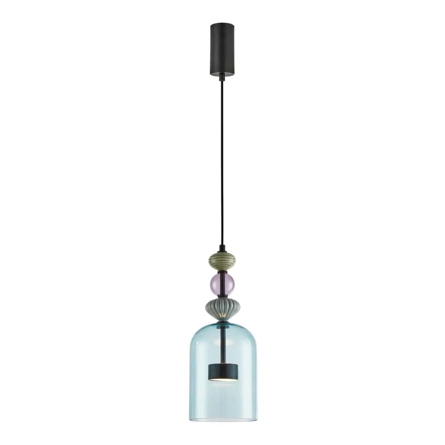 LED Chandelier on a string ARTE LED/12W/230V d. 16 cm black