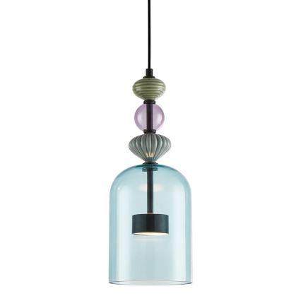 LED Chandelier on a string ARTE LED/12W/230V d. 16 cm black