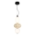 LED Chandelier on a string ASCOLI LED/18W/230V d. 20 cm beige
