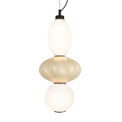 LED Chandelier on a string ASCOLI LED/18W/230V d. 20 cm beige