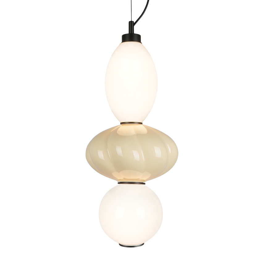 LED Chandelier on a string ASCOLI LED/18W/230V d. 20 cm beige