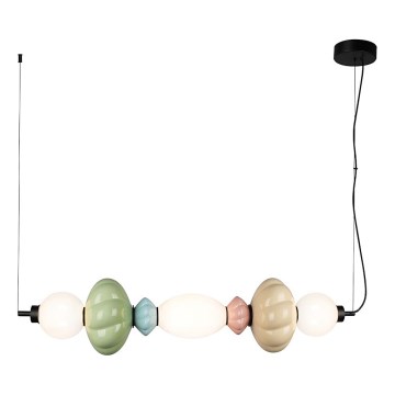 LED Chandelier on a string ASCOLI LED/24W/230V colorful