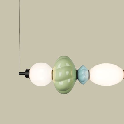 LED Chandelier on a string ASCOLI LED/24W/230V colorful