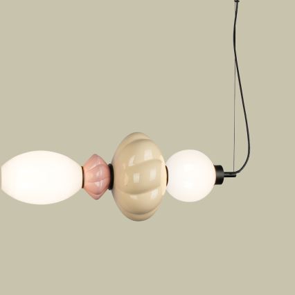 LED Chandelier on a string ASCOLI LED/24W/230V colorful