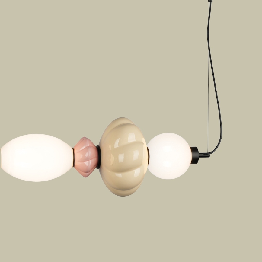 LED Chandelier on a string ASCOLI LED/24W/230V colorful