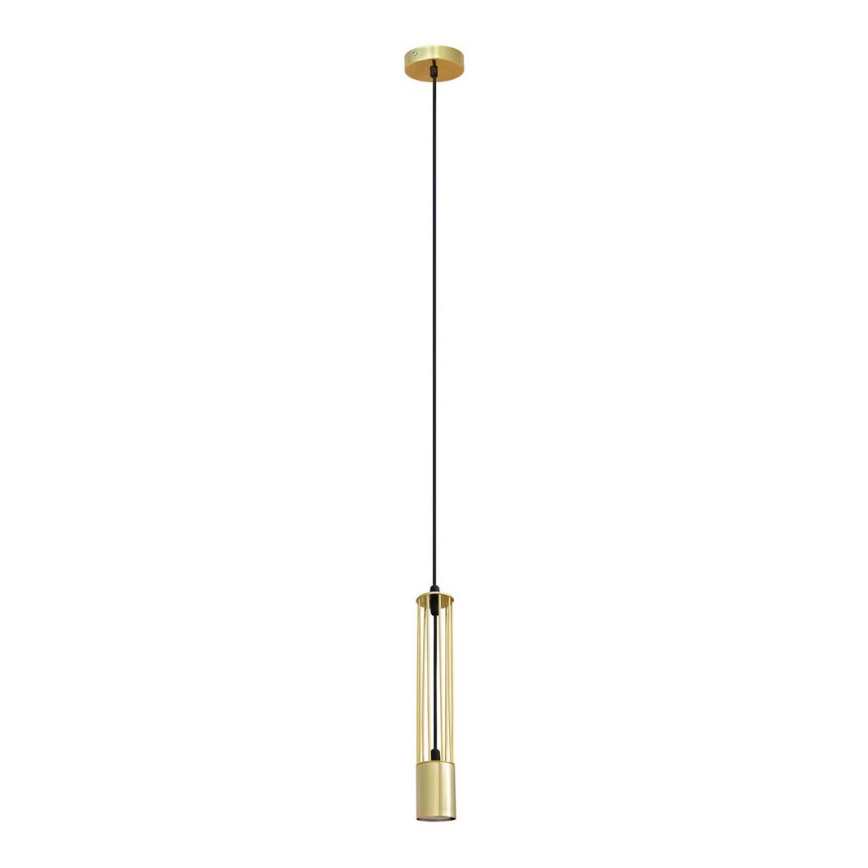 LED Chandelier on a string BARS 1xGU10/4,8W/230V gold