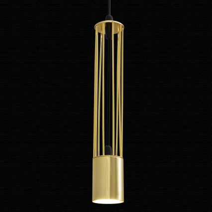 LED Chandelier on a string BARS 1xGU10/4,8W/230V gold