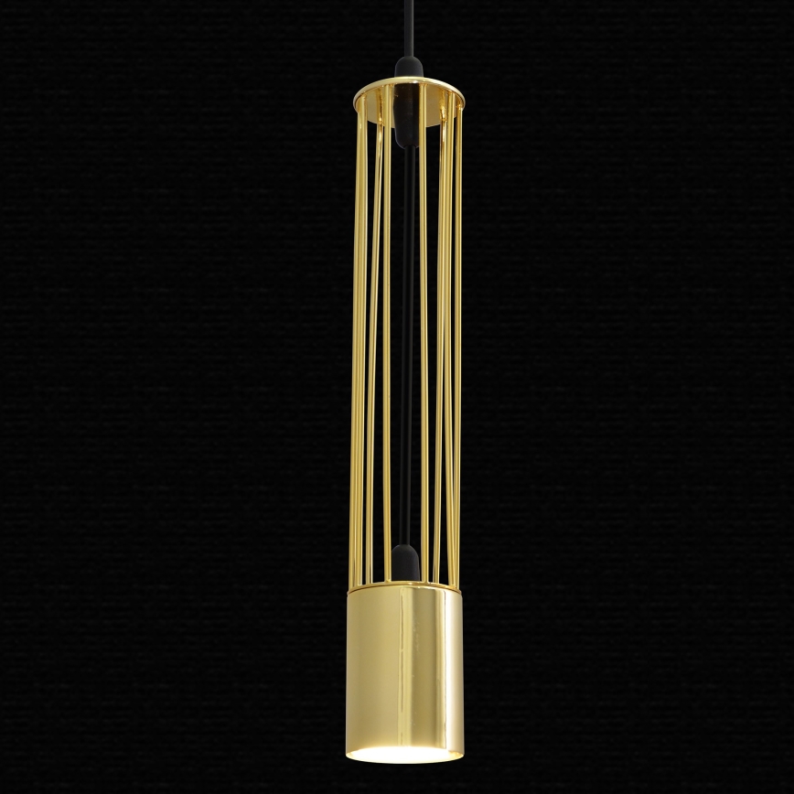 LED Chandelier on a string BARS 1xGU10/4,8W/230V gold