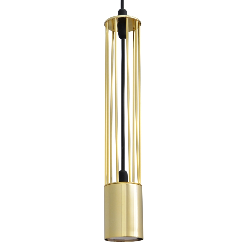 LED Chandelier on a string BARS 1xGU10/4,8W/230V gold