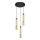 LED Chandelier on a string BARS 3xGU10/4,8W/230V golden/black