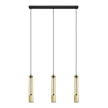 LED Chandelier on a string BARS 3xGU10/4,8W/230V golden