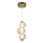 LED Chandelier on a string BOLLA LED/12W/230V d. 16 cm gold