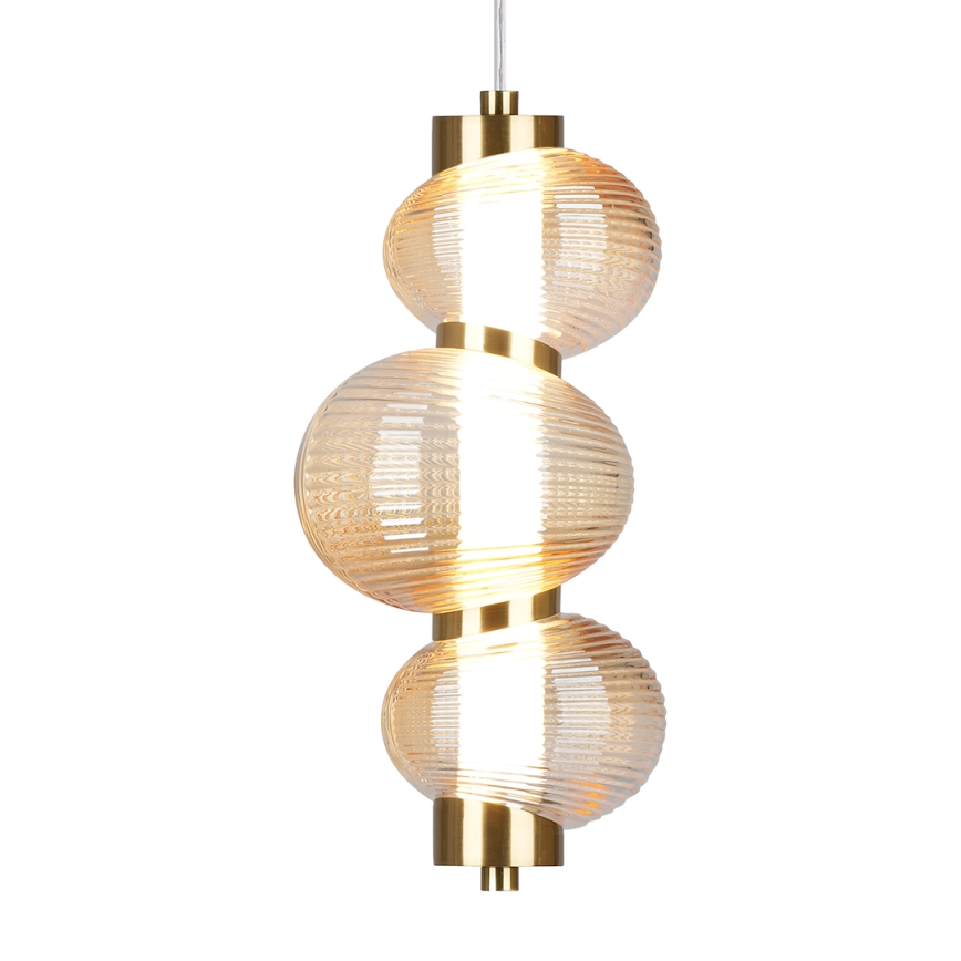 LED Chandelier on a string BOLLA LED/12W/230V d. 16 cm gold
