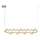 LED Chandelier on a string BOLLA LED/32W/230V gold/smoky