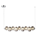 LED Chandelier on a string BOLLA LED/32W/230V shiny chrome/smoky