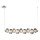 LED Chandelier on a string BOLLA LED/32W/230V shiny chrome/smoky