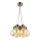 LED Chandelier on a string BULBS LED/30W/230V bronze