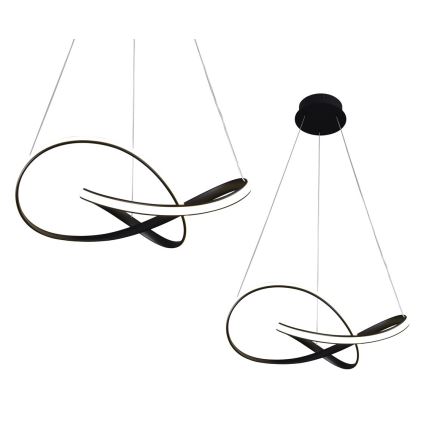 LED Chandelier on a string CAPPIO LED/36W/230V black