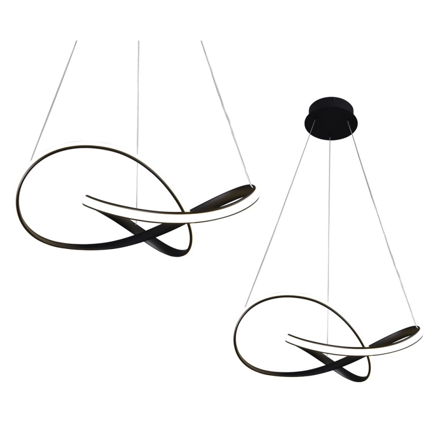 LED Chandelier on a string CAPPIO LED/36W/230V black