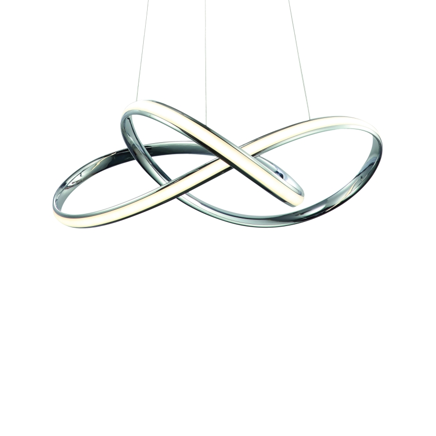LED Chandelier on a string CAPPIO LED/36W/230V shiny chrome